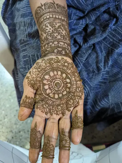 A duplicate image showing the lovely mandala design, proving that beauty can be simple.
