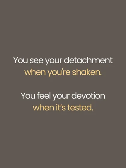 In life and in yoga, we often encounter a "third" element, a challenge that tests our commitment. This could be a craving, a distraction, or a difficult situation. This is not an enemy. It is a revealer, exposing the true depth of our devotion and detachment (Vairagya) only when we are shaken.
