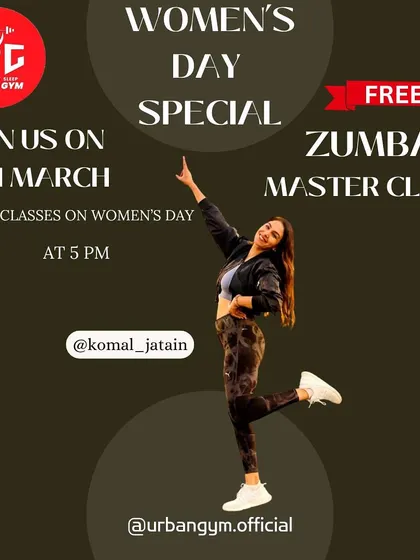 Super excited for our free Women's Day special Zumba masterclass. I love hosting these events to share the joy of Zumba with more people.