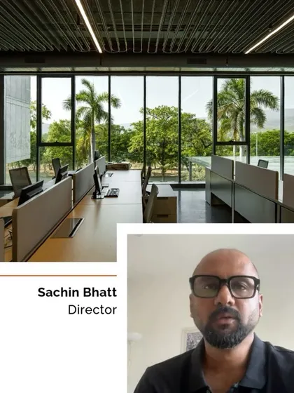 A quote from our Director, Sachin Bhatt, on World Sustainability Day. His words reflect our firm-wide belief that architecture must actively safeguard the environment for future generations.