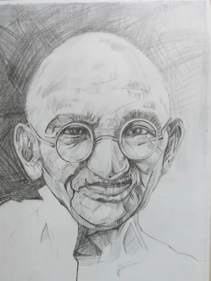 The portrait is coming along beautifully. The grid method is a wonderful tool for achieving accurate proportions.