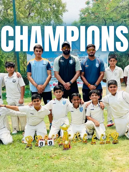 The full team of young champions. A debut tournament and they came out as winners. The future is bright.
