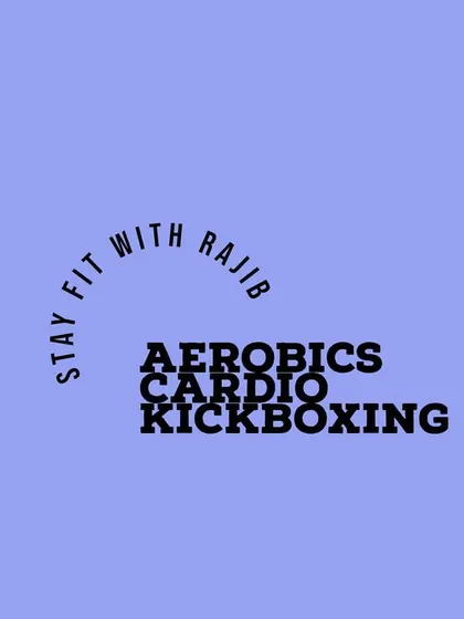 My brand logo for aerobics and cardio kickboxing. It represents my commitment to keeping you fit with dynamic and enjoyable workouts.