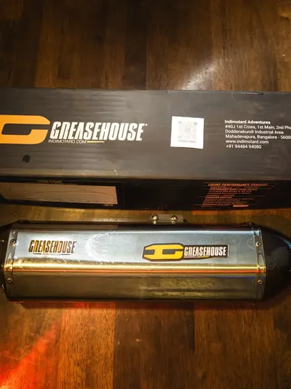 Another shot of the Grunt V5 exhaust and its packaging. We're proud to design and manufacture these in-house.