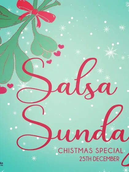 The holidays are a special time for our dance family. Our Christmas Special Salsa Sunday is an annual tradition, where everyone dresses up in festive colors to celebrate with great music and even better company on the dance floor.