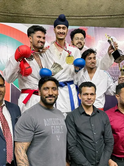 On top of the podium at the India Open. This is the goal we train for every single day.
