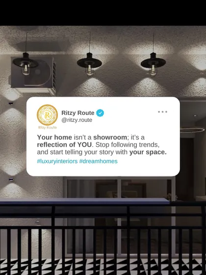 Your home isn't a showroom; it's a reflection of you. This balcony view from a bedroom shows how we integrate lighting and design to create a personal and authentic space.