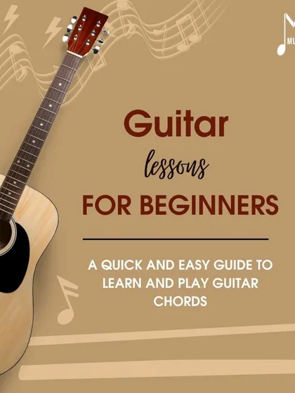 Our guitar lessons for beginners provide a quick and easy guide to learning and playing chords, helping you get started on your musical journey right away.