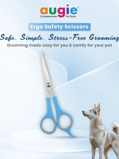 Safe, simple, stress-free grooming is what the Ergo Safety Scissors are all about. They make grooming easy for you and much more comfortable for your pet.