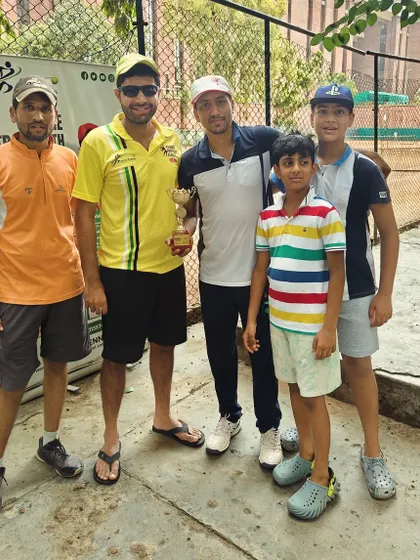 Superb effort by our Masters player to win this trophy. We wish him many more successes on the court.