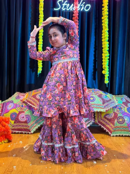 Celebrating Janmashtami with our little Radhas and Krishnas. We love incorporating festive themes into our kids' dance classes to make learning cultural and fun.