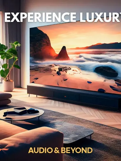 Experience luxury with a large-format display that transforms your living room into a private cinema. We design systems that deliver breathtaking visuals and create a truly immersive entertainment space.