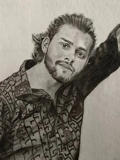 This follower sketch captures a stylish pose. I work to bring out the personality of the subject in every drawing.