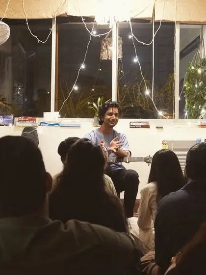 Sharing a smile and a song with the audience. In these intimate settings, I can see every face and feel every bit of the shared energy, which makes the performance so much more meaningful.