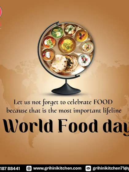Happy World Food Day! A day to celebrate the food that unites us and is our most important lifeline.