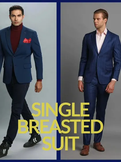An essential suit style: The Single-Breasted Suit. A versatile and essential piece for any man's wardrobe.