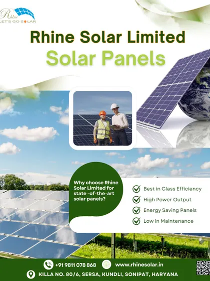 We provide state-of-the-art solar panels for various applications, including large-scale solar farms and commercial projects, ensuring high power output and low maintenance.