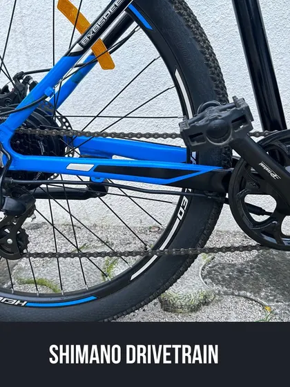 This e-bike features a reliable Shimano drivetrain. We tune the gears and check the chain to make sure the power assist and manual pedaling work together seamlessly.