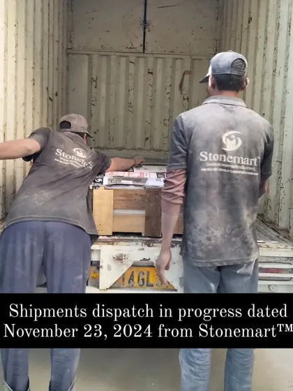 The dispatch process in progress, ensuring every crate is loaded securely.