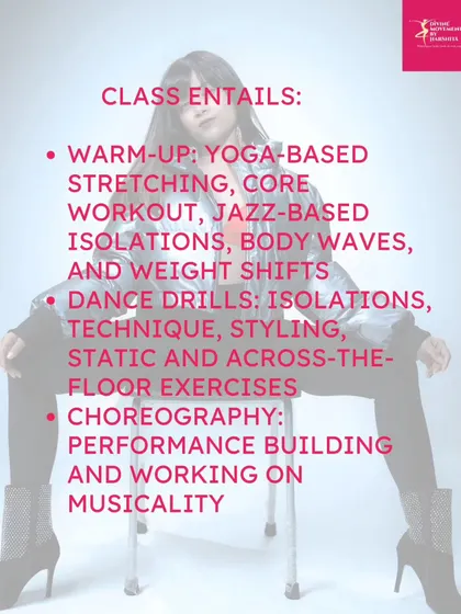 A detailed look at what my heels classes entail. We always start with a thorough warm-up including yoga-based stretching and jazz isolations before moving into dance drills and choreography.