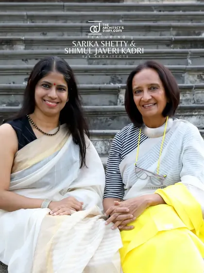 Principal Architects Sarika Shetty and Shimul Javeri Kadri featured in The Architect's Diary for their work on the Boat Club Apartments, a project that combines communal living with privacy.
