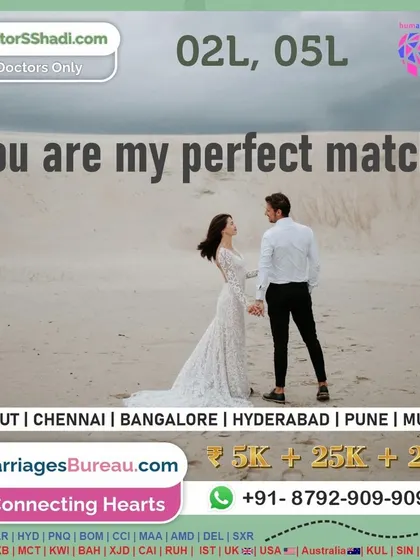 "You are my perfect match." This is the goal for every doctor I work with. My matchmaking service ensures you are introduced to compatible individuals from the medical field.