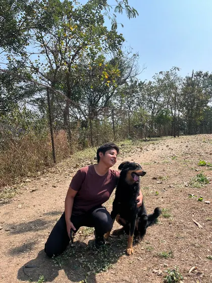 Saying goodbye to my mentor and the wonderful people and dogs at a training facility in Pune was tough. This experience was invaluable, teaching me so much about connection, kindness, and what it truly means to be a great trainer and a good human.