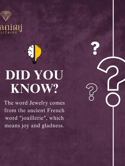 The word "Jewelry" has a beautiful origin. It comes from the ancient French word "joaillerie," which means joy and gladness. That's exactly what I believe jewellery should bring to your life.