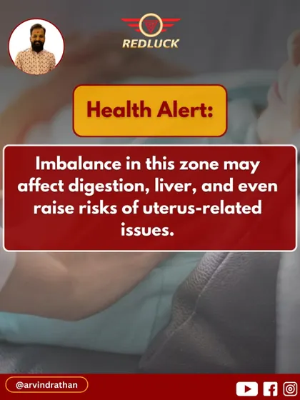 An imbalance in the South-East zone can affect digestion, the liver, and even raise the risk of uterus-related health issues.
