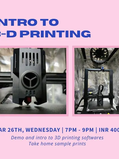 Our March workshop for 3D printing. We run these introductory sessions regularly to make this exciting technology accessible to everyone.
