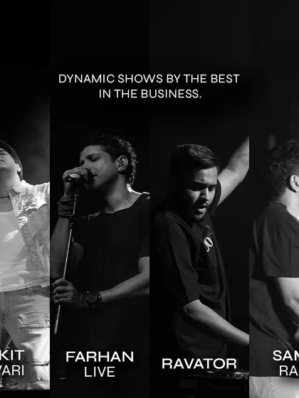 Showcasing the dynamic shows by Ankit Tiwari, Farhan Akhtar, Ravator, and Samay Raina at Techkriti.