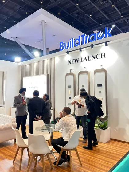 Our team engaging with visitors at the Smart Home Expo. These events are a fantastic opportunity for us to share our passion for technology and design.