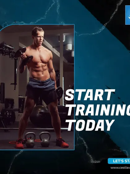 Start your training today. This image of a member ready to lift captures the moment of decision, encouraging you to take the first step towards your goals.