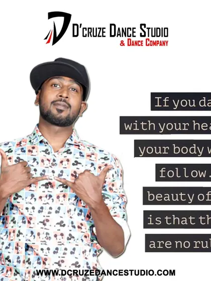 "If you dance with your heart, your body will follow. The beauty of art is that there are no rules."