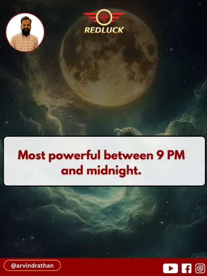 The energy of the North-West zone is most powerful between 9 PM and midnight.