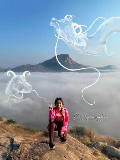 On a trek above the clouds, I imagined majestic cloud dragons flying by. This photo illustration blends fantasy with the beauty of nature.