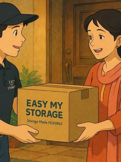 This unique, Ghibli-style artwork captures the heart of our service: a friendly, convenient, and caring delivery experience. We aim to bring a little bit of magic to your moving day.