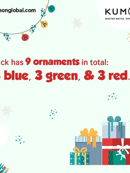 A festive brain teaser about ornaments. These kinds of logic puzzles are excellent for developing critical thinking skills outside of standard equations.