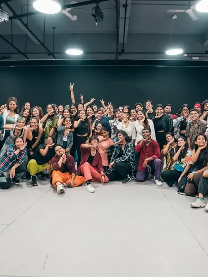 Dance does its best work in building a community. This picture captures that feeling perfectly. A room full of dancers, some new, some experienced, all sharing their energy and joy. This is my tribe.