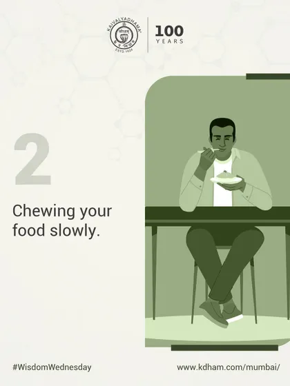 The simple act of chewing your food slowly and mindfully is the first step to good digestion. It allows your body to better absorb nutrients and reduces digestive discomfort.