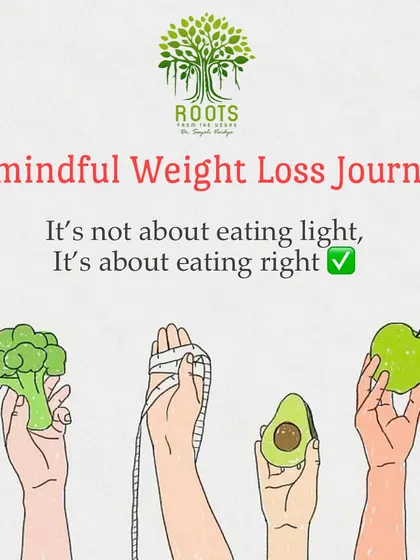 A mindful weight loss journey is about eating right, not just eating light. My programs are designed to help you lose weight without feeling deprived.