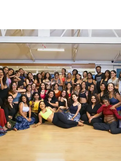 A full house of happy dancers! This is what community looks like. We love bringing people together through the magic of dance.