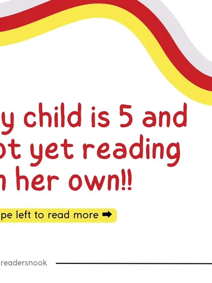 Is your 5-year-old not reading on their own yet? Don't worry. Parenting is a journey like the tortoise and the rabbit. Every child learns at their own pace, so don't push them. Enjoy the bonding experience of reading together.