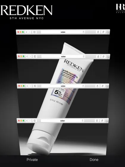 The Redken Acidic Bonding Concentrate leave-in treatment is a must-have for heat protection and repair. It's a single product with multiple benefits.