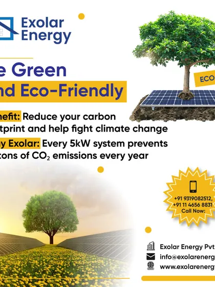 Be green and eco-friendly. Every 5kW system we install prevents over 7 tons of CO2 emissions every year, helping to fight climate change.