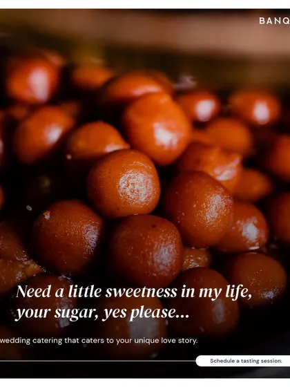 Need a little sweetness in your life? Our Gulab Jamun, soft and soaked in syrup, is an irresistible classic that is sure to satisfy any sugar craving.