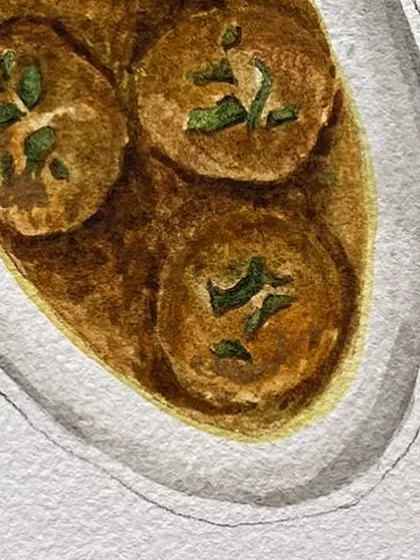 We are mapping a special recipe of "bharwan tinda" (stuffed round gourd) and figuring out whether to pin it to its origin city or where it has traveled.