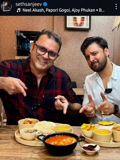 I was so happy to host Sanjeev Seth at our restaurant. It means a lot when people appreciate the authentic flavours we are trying to bring to Mumbai. Thank you for the support.