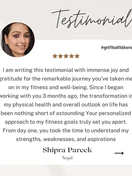 Shipra was grateful for the personalized approach I took from day one, taking the time to understand her strengths, weaknesses, and aspirations.