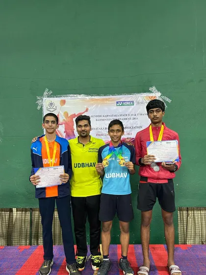 Our players showing great results at the Karnataka State Sub Junior Ranking Tournament, winning multiple medals across U-15 and U-17 categories.